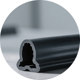 Goma/silicone extruder machine